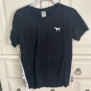PINK Victoria's Secret Black Tee